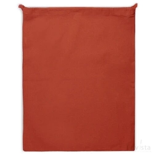 Herbruikbaar groente & fruit zakje OEKO-TEX® katoen 40x45cm rood