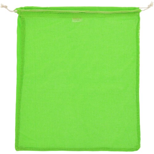 Herbruikbaar groente & fruit zakje OEKO-TEX® katoen 40x45cm licht groen