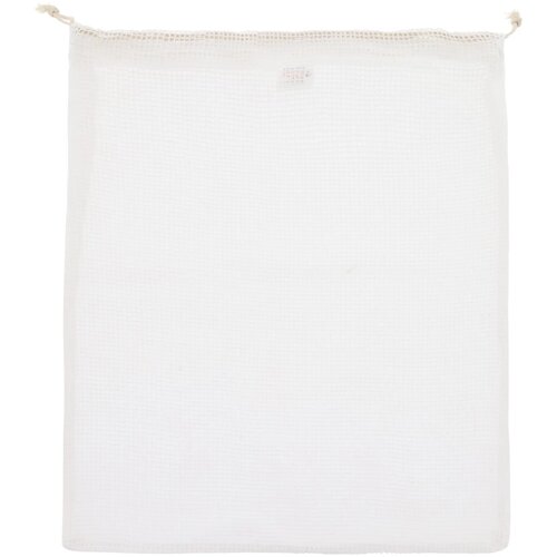 Herbruikbaar groente & fruit zakje OEKO-TEX® katoen 40x45cm wit