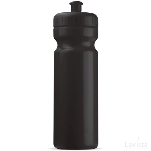Sportbidon classic 750ml zwart