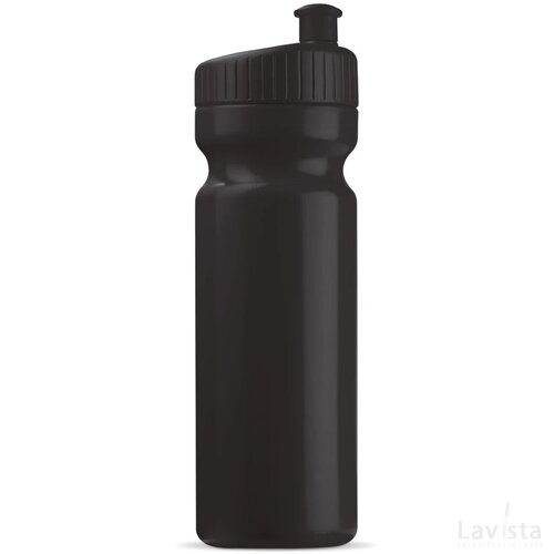 Sportbidon design 750ml zwart