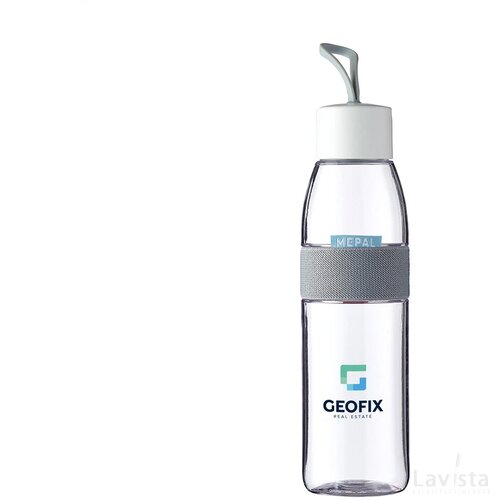 Mepal waterfles Ellipse 500ml wit