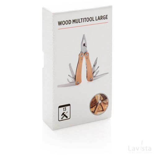 Houten multitool bruin