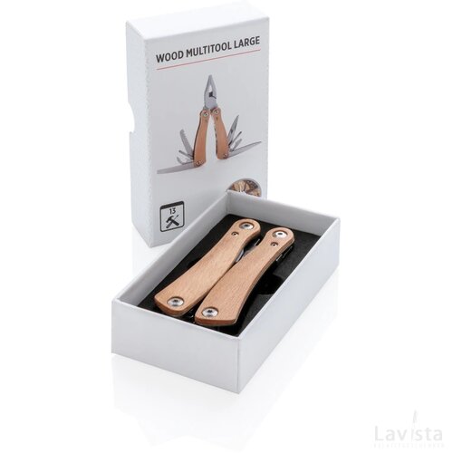 Houten multitool bruin