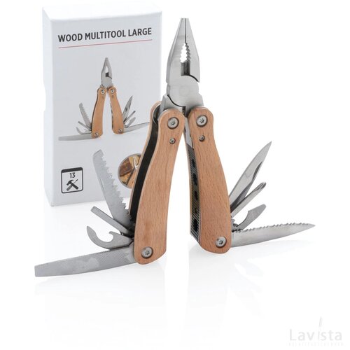 Houten multitool bruin