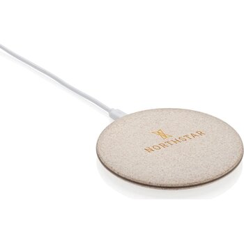 5W draadloze oplader van tarwestro khaki