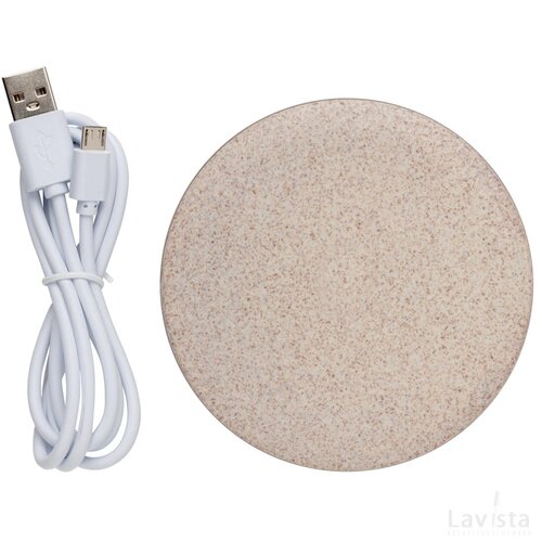 5W draadloze oplader van tarwestro khaki