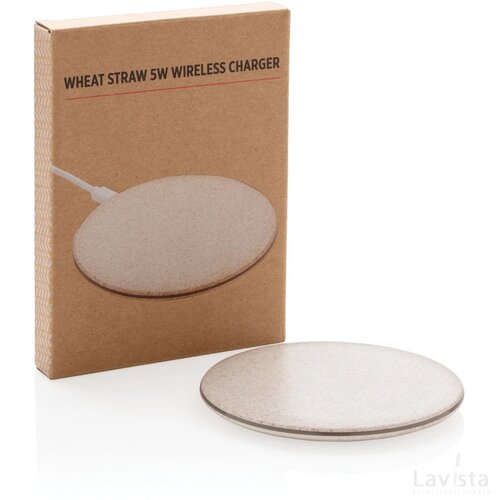 5W draadloze oplader van tarwestro khaki