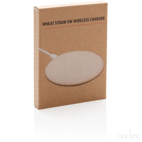 5W draadloze oplader van tarwestro khaki