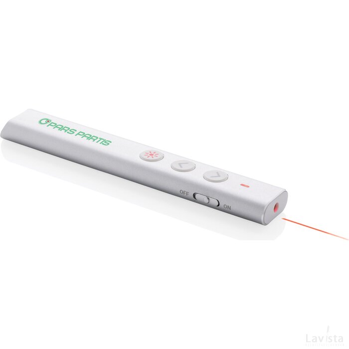 USB herlaadbare presenter zilver