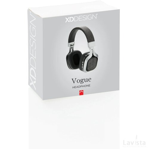 Vogue hoofdtelefoon grijs
