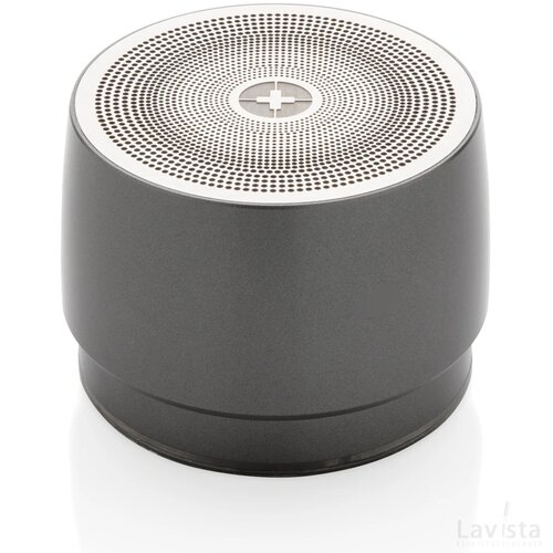 Swiss Peak 5W draadloze bass speaker grijs, grijs