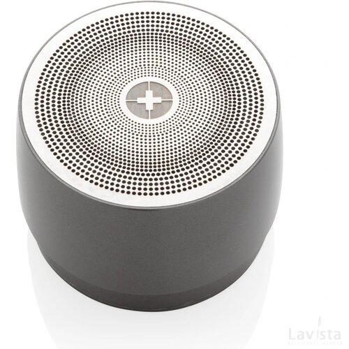 Swiss Peak 5W draadloze bass speaker grijs, grijs