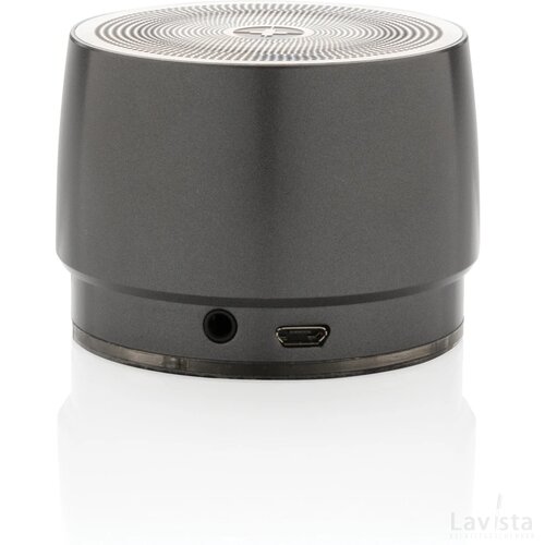 Swiss Peak 5W draadloze bass speaker grijs, grijs