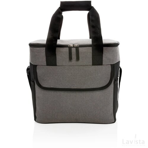 Grote basic koeltas grijs, zwart