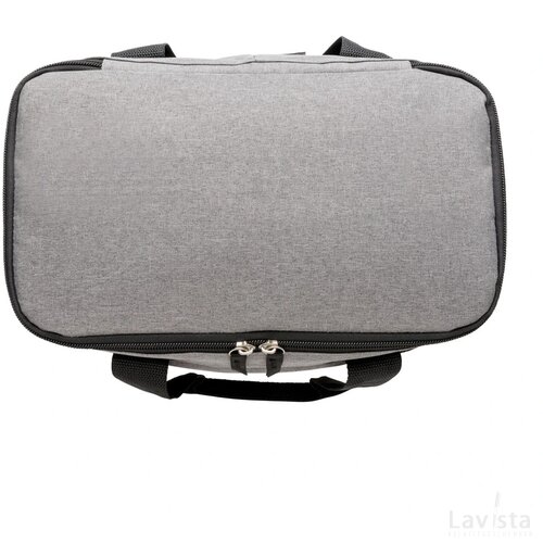 Grote basic koeltas grijs, zwart