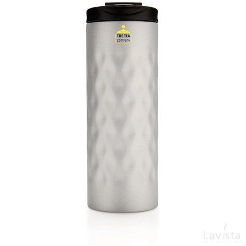 Geometric tumbler zilver
