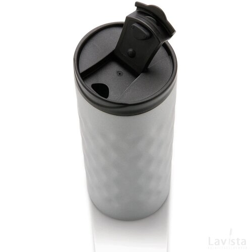 Geometric tumbler zilver