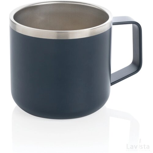Roestvrijstalen kampeerbeker blauw