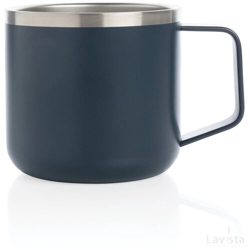 Roestvrijstalen kampeerbeker blauw