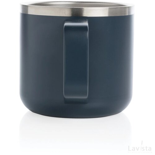 Roestvrijstalen kampeerbeker blauw