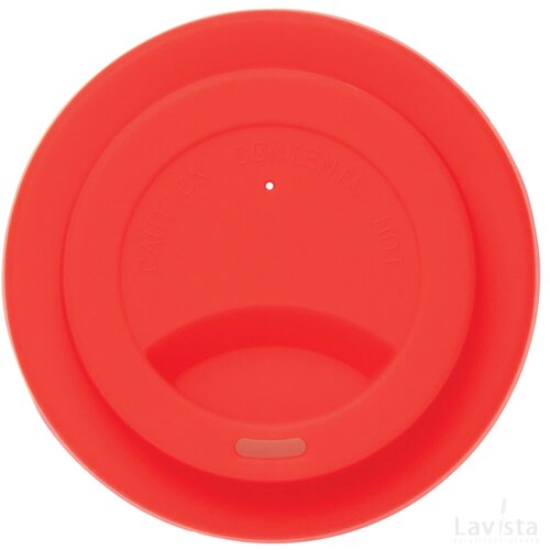 Herbruikbare koffiebeker 270ml rood