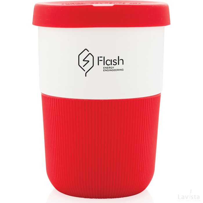 PLA cup coffee to go 380ml rood