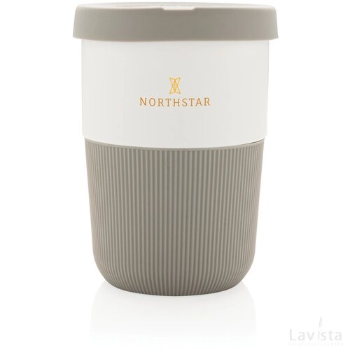 PLA cup coffee to go 380ml grijs