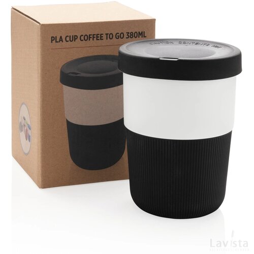 PLA cup coffee to go 380ml zwart