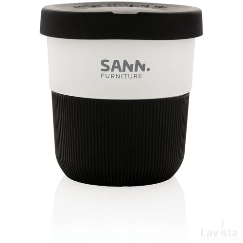 PLA cup coffee to go 280ml zwart