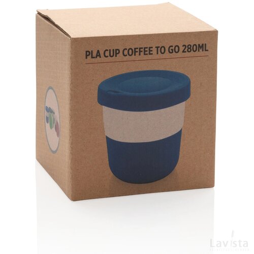PLA cup coffee to go 280ml blauw