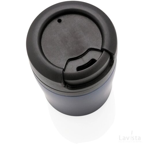Coffee to go mok blauw