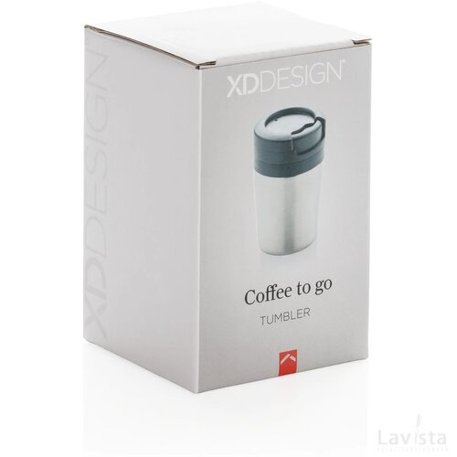 Coffee to go mok zilver