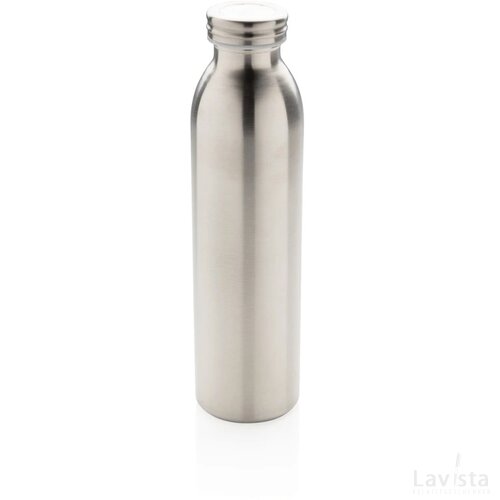 Lekvrije drinkfles met koperisolatie zilver
