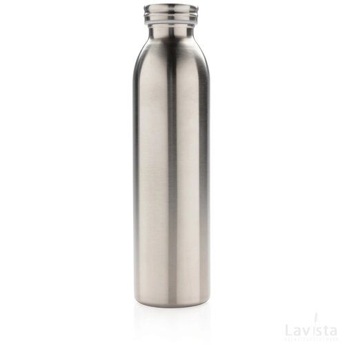 Lekvrije drinkfles met koperisolatie zilver