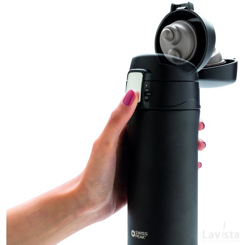Swiss Peak Elite copper vacuüm lekvrije mok zwart