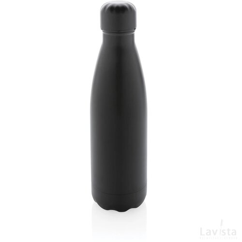 Unikleur vacuüm geïsoleerde roestvrijstalen fles 500 ml zwart