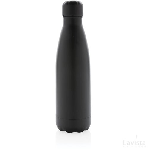 Unikleur vacuüm geïsoleerde roestvrijstalen fles 500 ml zwart