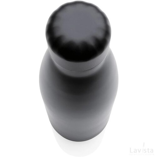 Unikleur vacuüm geïsoleerde roestvrijstalen fles 500 ml zwart