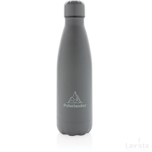 Unikleur vacuüm geïsoleerde roestvrijstalen fles 500 ml grijs