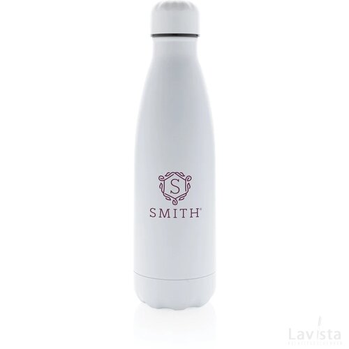 Unikleur vacuüm geïsoleerde roestvrijstalen fles 500 ml wit