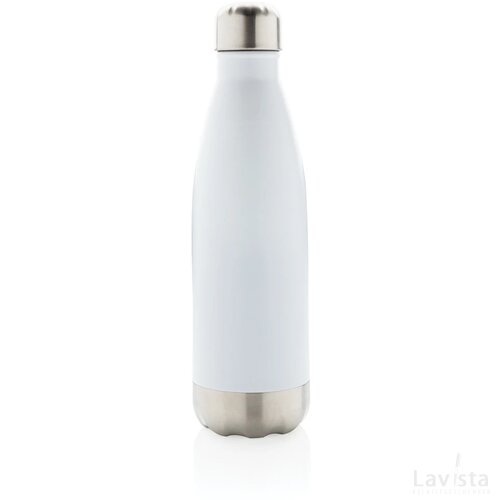 Vacuüm geïsoleerde roestvrijstalen fles wit