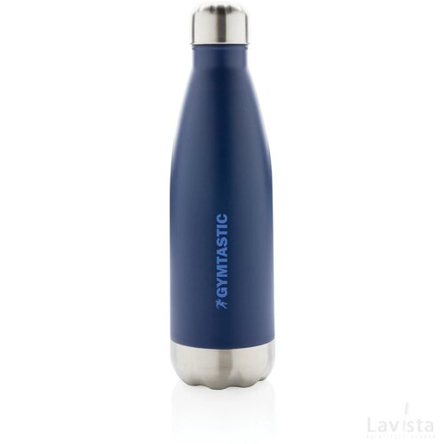 Vacuüm geïsoleerde roestvrijstalen fles blauw