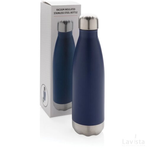 Vacuüm geïsoleerde roestvrijstalen fles blauw