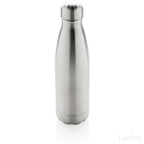 Vacuüm geïsoleerde roestvrijstalen fles zilver