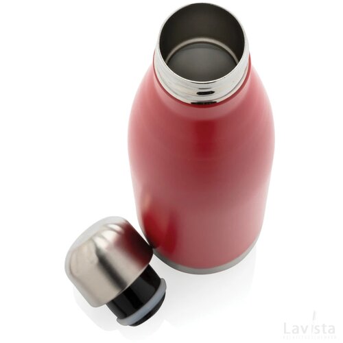 Vacuüm geïsoleerde roestvrijstalen fles rood