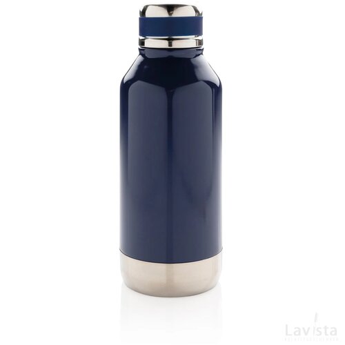 Lekvrije isoleerfles met logo plaatje blauw