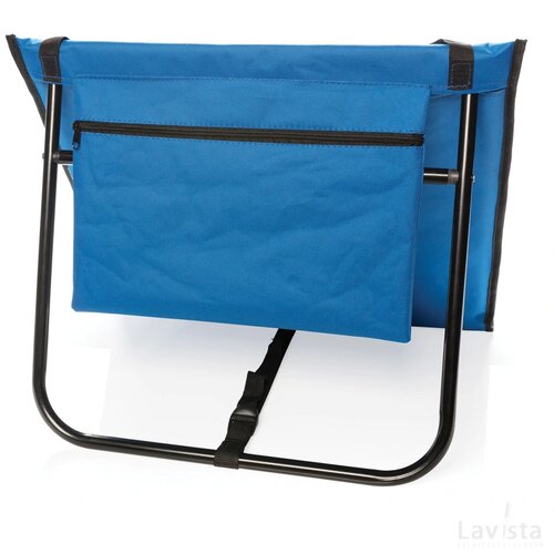 Opvouwbare strand loungestoel blauw