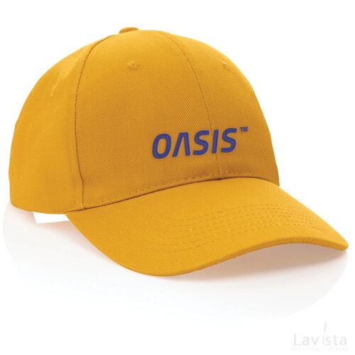 Impact AWARE™ 6 panel 280gr gerecycled katoenen cap geel
