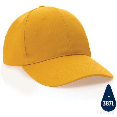 Impact AWARE™ 6 panel 280gr gerecycled katoenen cap geel